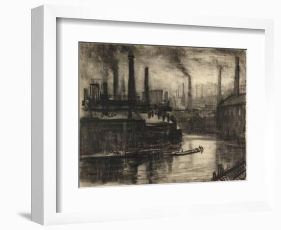 View of East London-Joseph Pennell-Framed Giclee Print