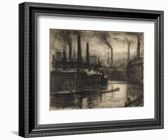 View of East London-Joseph Pennell-Framed Giclee Print