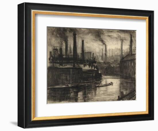 View of East London-Joseph Pennell-Framed Giclee Print