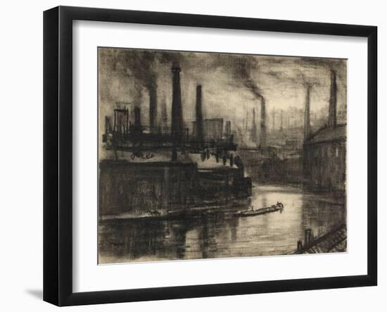 View of East London-Joseph Pennell-Framed Giclee Print