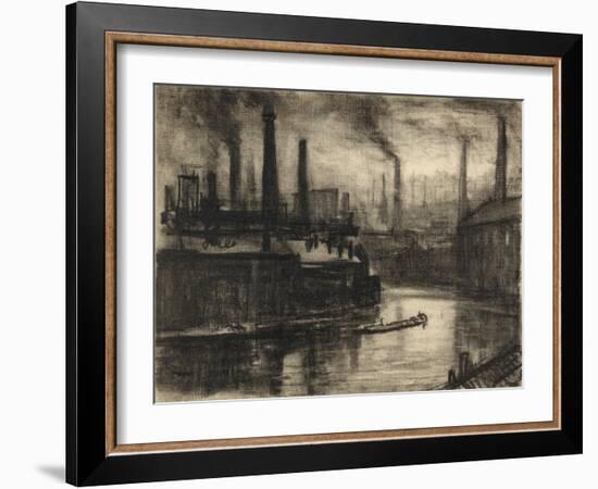 View of East London-Joseph Pennell-Framed Giclee Print