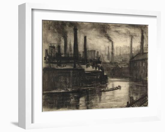 View of East London-Joseph Pennell-Framed Giclee Print