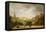 View of Edinburgh, the Walter Scott Monument-Pierre Justin Ouvrie-Framed Premier Image Canvas