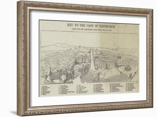 View of Edinburgh-null-Framed Giclee Print