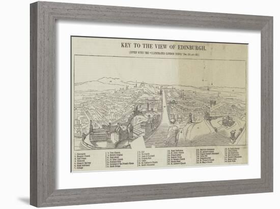 View of Edinburgh-null-Framed Giclee Print