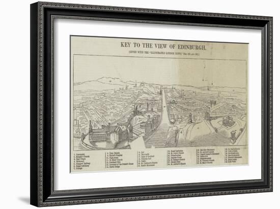 View of Edinburgh-null-Framed Giclee Print