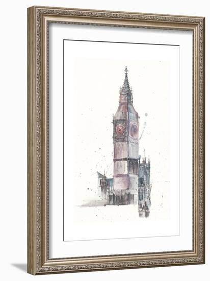 View of Eiffel IV-Melissa Wang-Framed Art Print