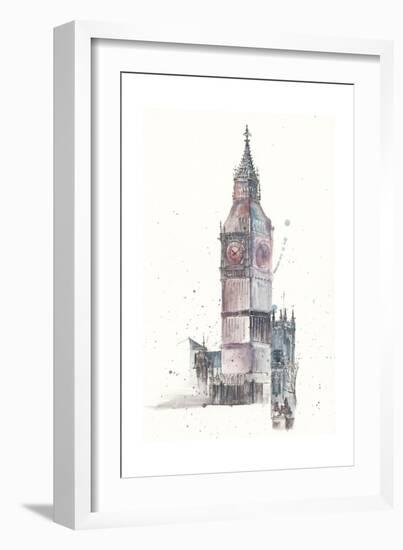 View of Eiffel IV-Melissa Wang-Framed Art Print