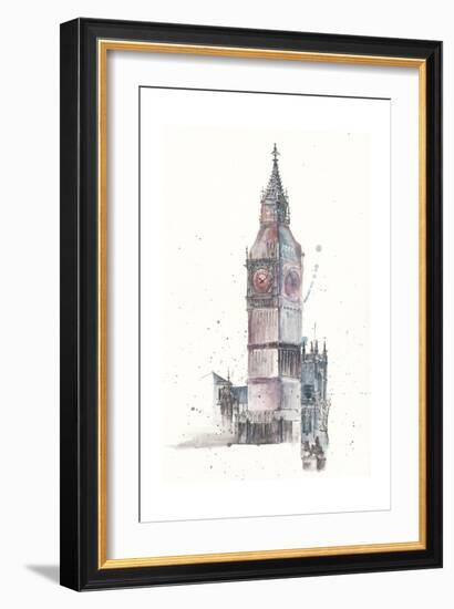 View of Eiffel IV-Melissa Wang-Framed Art Print