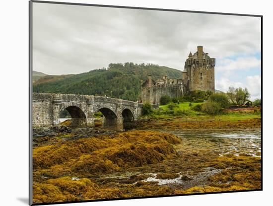 View of Eilean Donan Castle, Dornie, Highlands, Scotland, United Kingdom, Europe-Karol Kozlowski-Mounted Photographic Print