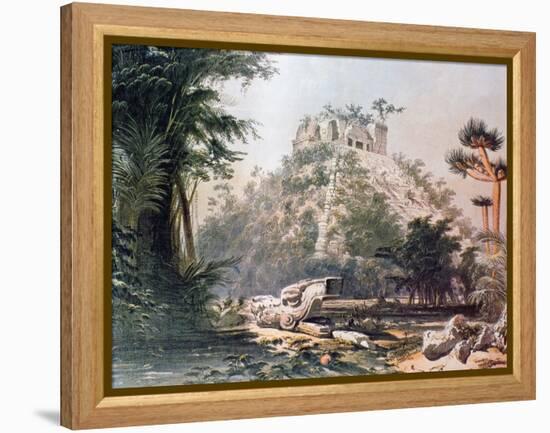 View of El Castillo, 1844-Frederick Catherwood-Framed Premier Image Canvas