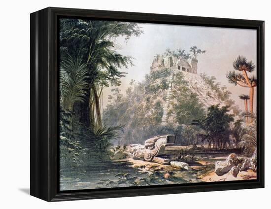 View of El Castillo, 1844-Frederick Catherwood-Framed Premier Image Canvas