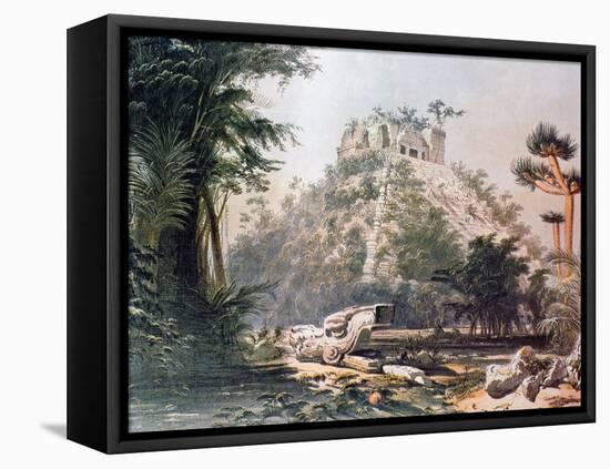 View of El Castillo, 1844-Frederick Catherwood-Framed Premier Image Canvas