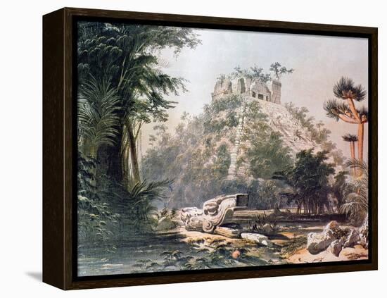 View of El Castillo, 1844-Frederick Catherwood-Framed Premier Image Canvas