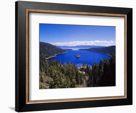 View of Emerald Bay in Lake Tahoe, California, USA-Adam Jones-Framed Photographic Print