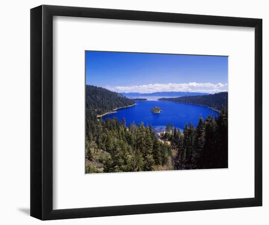 View of Emerald Bay in Lake Tahoe, California, USA-Adam Jones-Framed Photographic Print