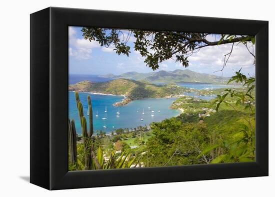 View of English Harbour from Shirley Heights-Frank Fell-Framed Premier Image Canvas