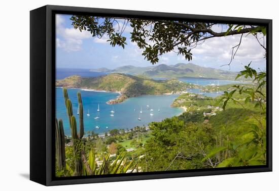 View of English Harbour from Shirley Heights-Frank Fell-Framed Premier Image Canvas