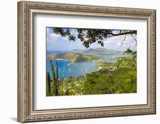 View of English Harbour from Shirley Heights-Frank Fell-Framed Photographic Print