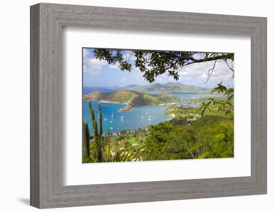 View of English Harbour from Shirley Heights-Frank Fell-Framed Photographic Print