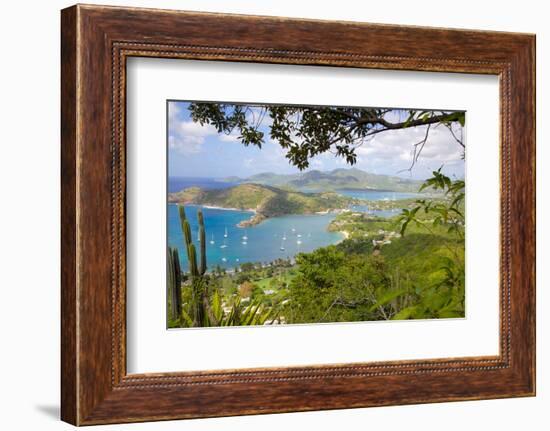 View of English Harbour from Shirley Heights-Frank Fell-Framed Photographic Print