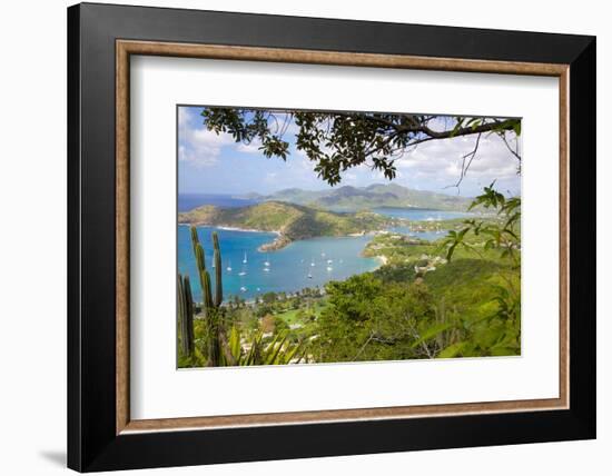 View of English Harbour from Shirley Heights-Frank Fell-Framed Photographic Print