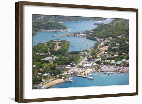 View of Falmouth Harbour-Frank Fell-Framed Photographic Print