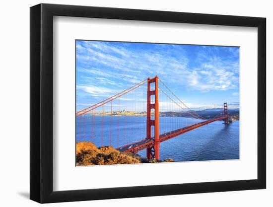 View of Famous Golden Gate Bridge-prochasson-Framed Photographic Print