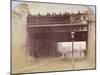 View of Figures Looking over the South Side of Shoe Lane Bridge, City of London, 1869-Henry Dixon-Mounted Giclee Print