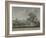 View of Figures Transporting Vegetables Along the Bank of the River Thames, 1787-John the Elder Cleveley-Framed Giclee Print