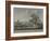 View of Figures Transporting Vegetables Along the Bank of the River Thames, 1787-John the Elder Cleveley-Framed Giclee Print