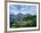 View of Fishing Village and Island-Kevin Schafer-Framed Photographic Print