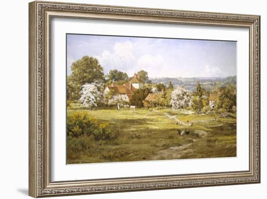 View of Fittleworth, Sussex-Edward Wilkins Waite-Framed Giclee Print