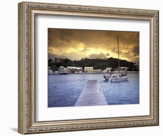 View of Flatts Village, Bermuda, Caribbean-Robin Hill-Framed Photographic Print