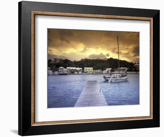 View of Flatts Village, Bermuda, Caribbean-Robin Hill-Framed Photographic Print