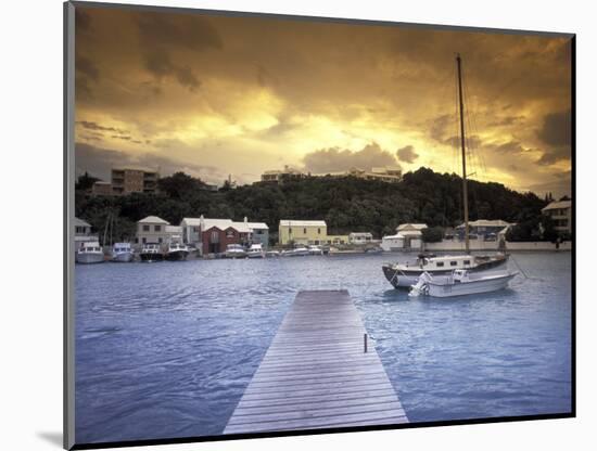 View of Flatts Village, Bermuda, Caribbean-Robin Hill-Mounted Photographic Print