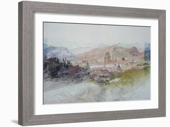 View of Florence, 1837-39-Samuel Palmer-Framed Giclee Print