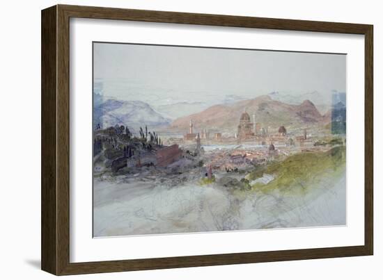 View of Florence, 1837-39-Samuel Palmer-Framed Giclee Print