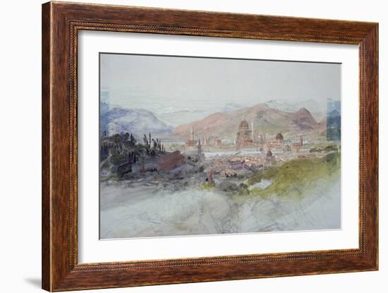 View of Florence, 1837-39-Samuel Palmer-Framed Giclee Print