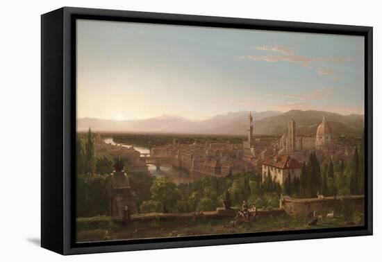 View of Florence, 1837 (Oil on Canvas)-Thomas Cole-Framed Premier Image Canvas