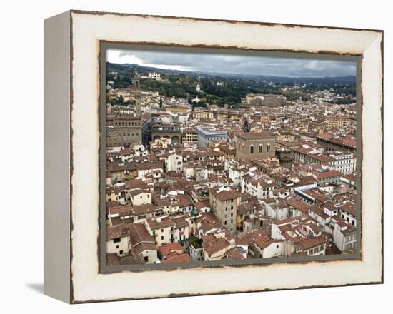 View of Florence from the Dome of Filippo Brunelleschi, Florence, UNESCO World Heritage Site, Tusca-Godong-Framed Premier Image Canvas