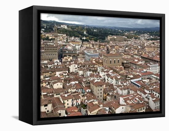 View of Florence from the Dome of Filippo Brunelleschi, Florence, UNESCO World Heritage Site, Tusca-Godong-Framed Premier Image Canvas
