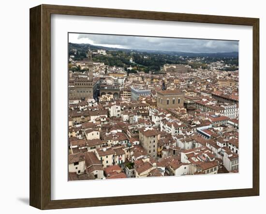 View of Florence from the Dome of Filippo Brunelleschi, Florence, UNESCO World Heritage Site, Tusca-Godong-Framed Photographic Print