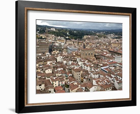 View of Florence from the Dome of Filippo Brunelleschi, Florence, UNESCO World Heritage Site, Tusca-Godong-Framed Photographic Print