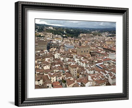 View of Florence from the Dome of Filippo Brunelleschi, Florence, UNESCO World Heritage Site, Tusca-Godong-Framed Photographic Print