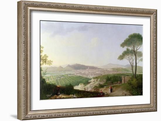 View of Florence-Thomas Patch-Framed Giclee Print