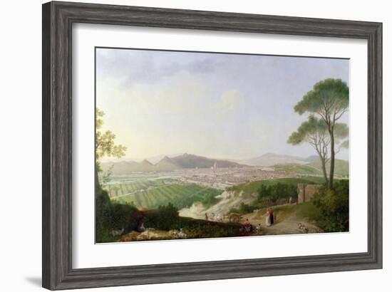 View of Florence-Thomas Patch-Framed Giclee Print