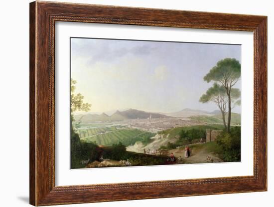 View of Florence-Thomas Patch-Framed Giclee Print