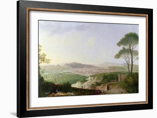 View of Florence-Thomas Patch-Framed Giclee Print