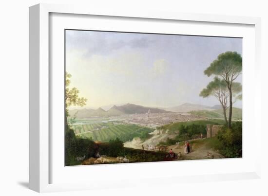 View of Florence-Thomas Patch-Framed Giclee Print